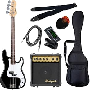 ベース初心者セット！ストラップ・アンプ&コード・ピック・チューナー・ギクケース付 ベース初心者セット！ストラップ・アンプ&コード・ピック