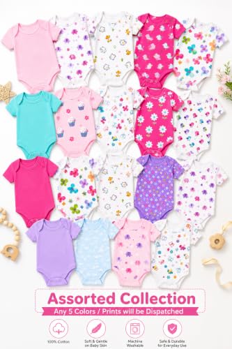Image of TuddyBuddy 100% Cotton Romper /Bodysuit for Baby Girls