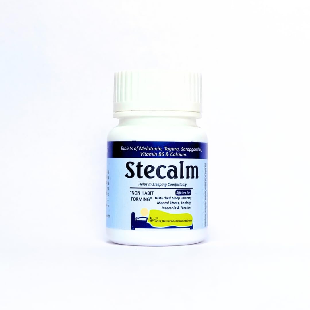 Stecalm Sleep Aid with Melatonin & Herbal Extracts – 30 Chewable Tablets-image-21