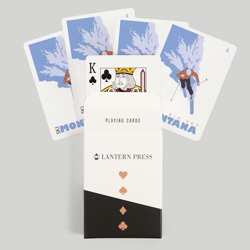 Baraja Póker Estilo Esquiador, 52 Cartas miniatura 6