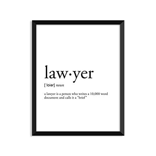 Lawyer definition Unframed art print poster or greeting