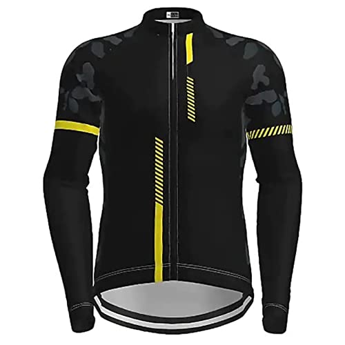 Camiseta de ciclismo para hombre manga larga cierre total L miniatura 1