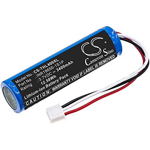 Sisawia Replacement Battery for Theradome LH40,LH80,LH80 Pro,INR18650-1S1P,3400mAh