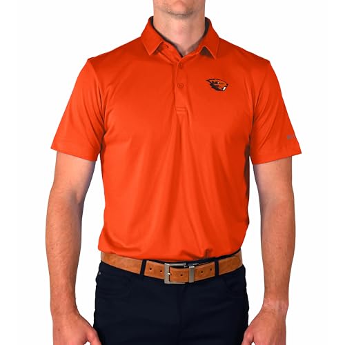 Columbia Oregon State Univ Golf Men's Lightweight Casual Golf Polo2