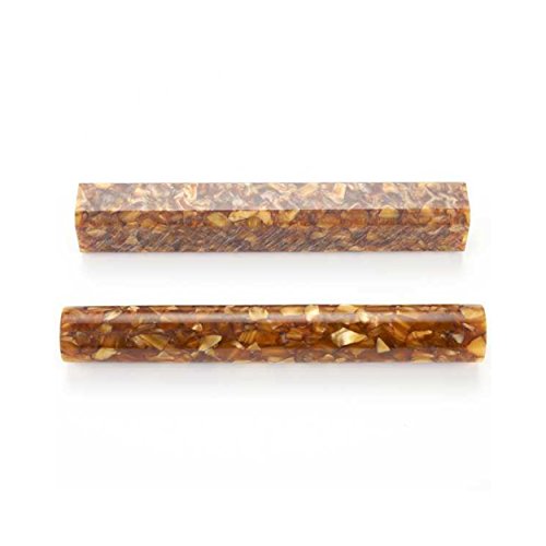 Woodriver Acrylic Turning Blank - Carmel Popcorn - 3/4