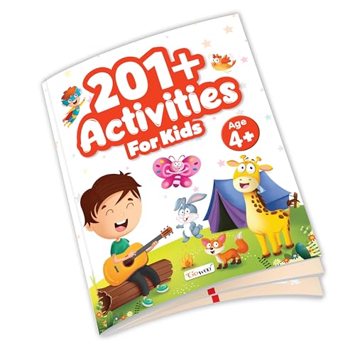 Image of 201+ Activities for Kids for Age 4+ :- fun activity book for kids, engaging activities for kids 4+, creative activity book for toddlers