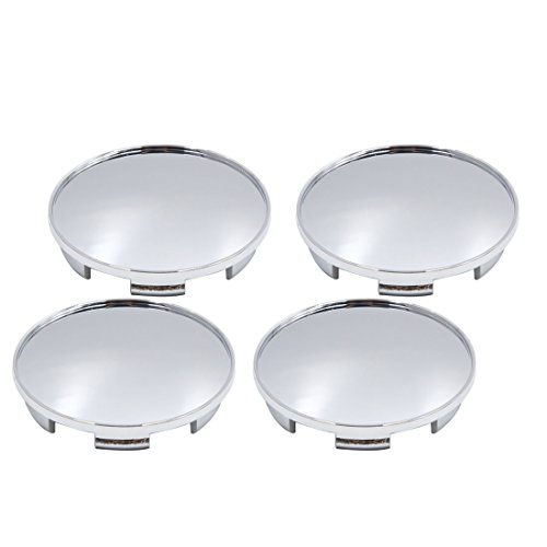 Couvertures de moyeu de roue de voiture 68 mm chrome contre la rouille