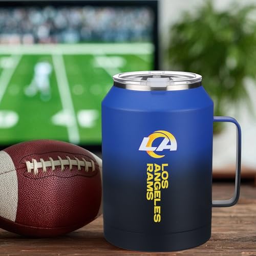The Memory Company Officially Licensed 50oz Ombre Water Jug with Handle and Straw, Las Angeles Rams by The Memory Company - Image 6