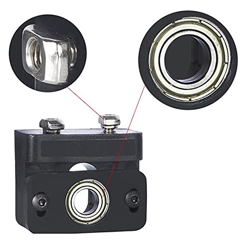 Lysee 3D Printer Parts & Accessories - Z Axis Lead Screw Fixing Block Aluminum Block 3D Printer Lead Screw Fix Mount for Z5 Z6 Z8 Z10 Z-Rod Bearing Holder