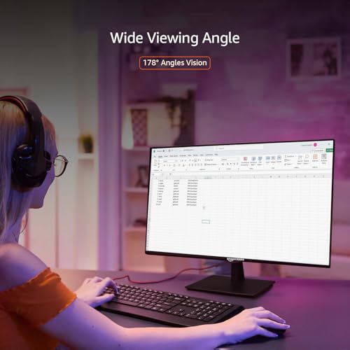 Image of Amazon Basics 27 inch (68.58 cm) Full HD IPS Monitor | 1920 x 1080 Pixels | 120Hz Refresh | Frameless Design | Flicker-Free | Anti-Glare | Tilt /Swivel /Pivot Adjustment | VESA Mount | LED Backlight (Black)