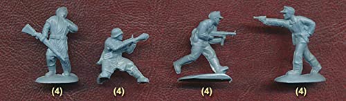 Mars Figures Luftwaffe Field y División Élite Alemana 1/72 miniatura 7