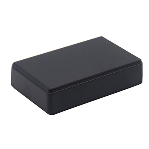 Miniatura 3 de Zulkit 5 cajas de proyectos de plástico ABS para proyectos eléctricos, caja de conexiones de energía, color negro, 3.15 x 1.97 x 0.83 pulgadas