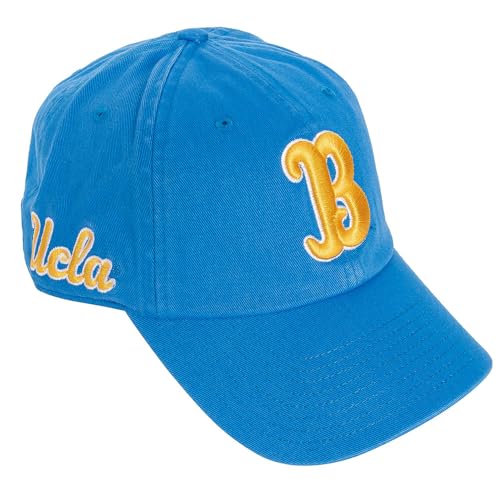 Desert Cactus University of California Los Angeles Baseball Hat Bruin Brimmed Embroidered Cap - Adjustable Cloth Strap Type A (US Alpha One Size Blue)