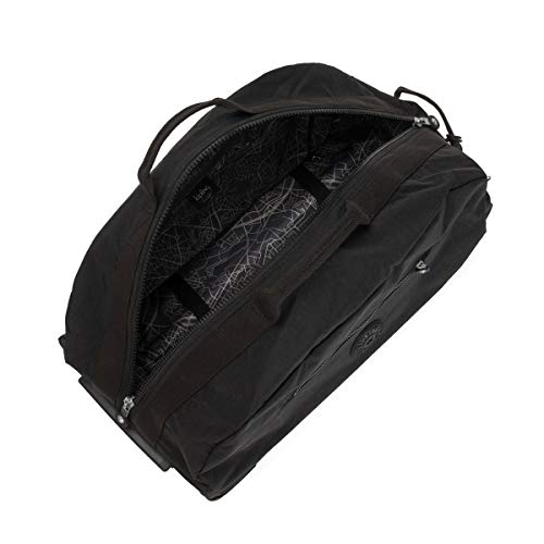Kipling Devin On Wheels Carry On Duffle, Black Noir, One Size