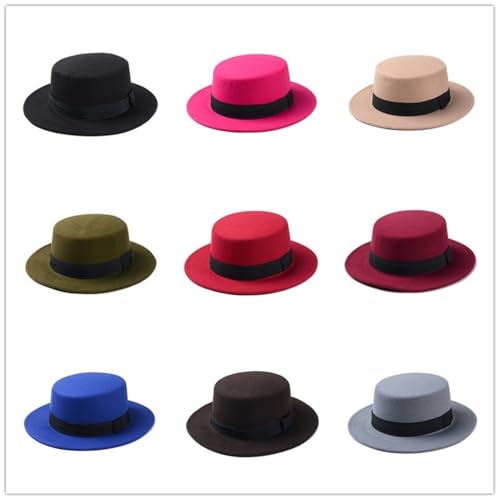 Wool Winter Spring Child Kid Felt Fedora Hat Flat Dome Oval Top Bowler Panama Porkpie Sun Hat Fengyan Cowboy Hats3
