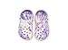 Crocs Kids Unisex Classic Marbled Tie-Dye Clogs (Little Kid/Big Kid), Purple/Multi Glow, 1 Little Kid Medium