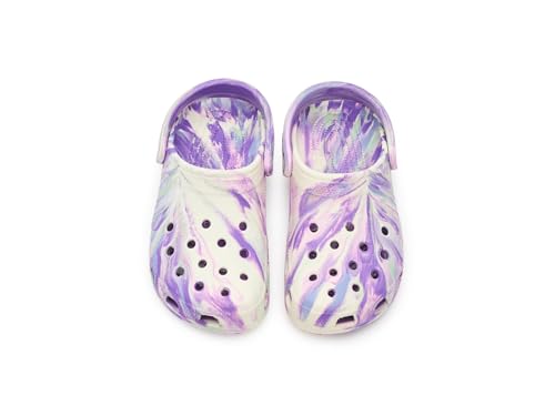 Image of Crocs Unisex-Child Classic Watercolor Marbled Clog