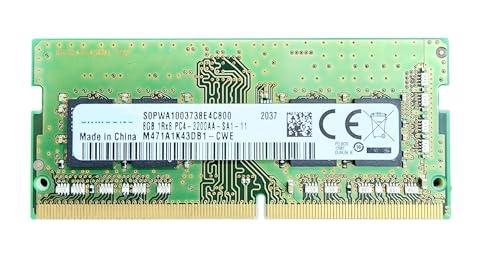 Image of 8GB DDR4 Laptop RAM for Samsung 3200MHz PC4-25600 (PC4-3200AA) 1Rx8 Single Rank 260-Pin SODIMM Memory Module M471A1K43DB1-CWE
