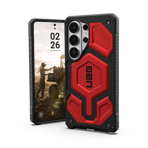 Urban Armor Gear Galaxy S26 Ultra Monarch Pro US Military MIL Standard Shockproof Smartphone Case Crimson Crimson Japan Authorized Dealer UAG-GLXS26U-PM-CR
