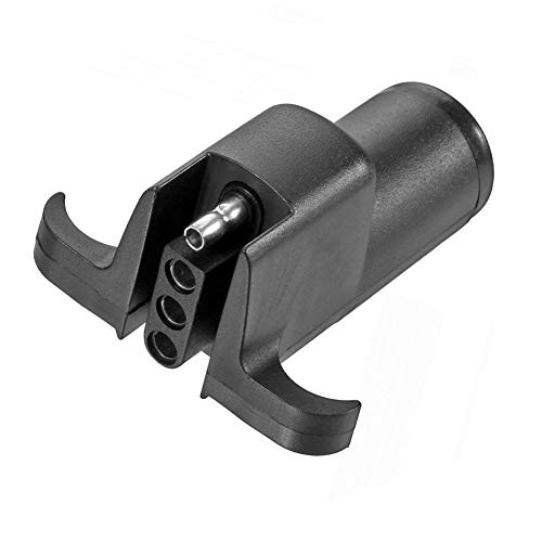 NEW SUN 6 Way Round to 4 Way Flat Trailer Wiring Adapter Connector