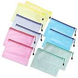 [Matériau Pvc de qualité supérieure] Ce sac à fermeture éclair est fabriqué à partir d'un matériau PVC de haute qualité qui est à la fois sûr et .la conception à transparence moyenne permet une identification facile des documents tout en conservant la durabilité.le tissu imperméable offre une excellente protection pour vos papiers importants.
