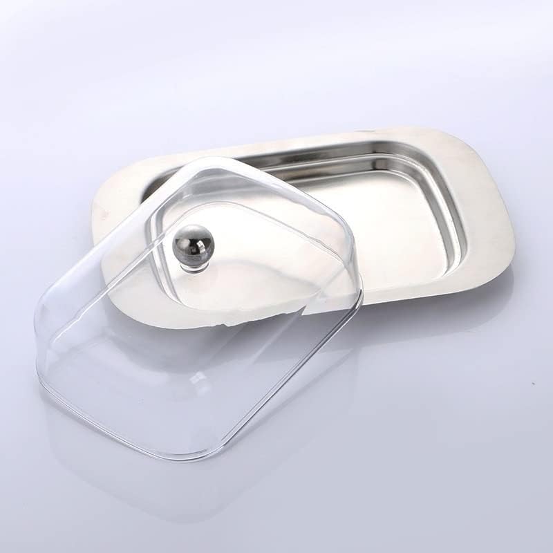 Butter Dishes Butter Box Stainless Steel Butter Box Snack Box Butter Dish Western Food Cheese Box Fresh Bread Box Butter Storage Container