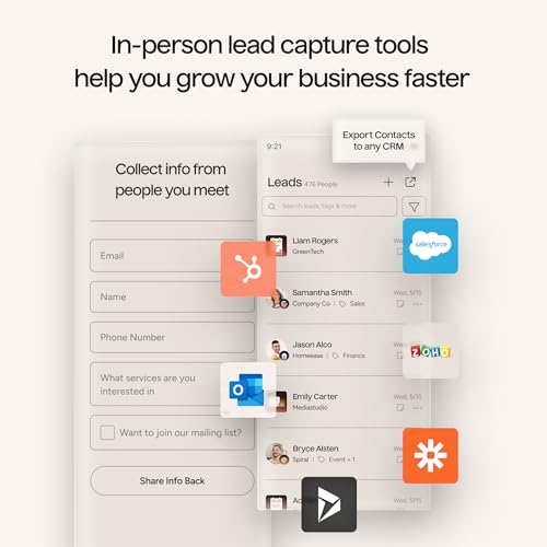Popl Smart NFC Business Card - Sleek Modern Digital Business Card w/Instant App-Free Sharing - Customizable NFC Cards Compatible w/iPhone & Android (Black)