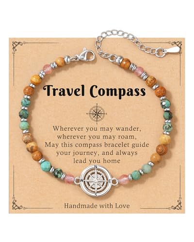 HGDEER Travel Gifts for Women, Travel Accessories Essentials Jewelry Items Stuff for Travelers,...
