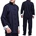 CHIYA-TAICHI Bruce Lee Vintage Chino Wing Chun Kung Fu Uniforme Algodón Seda Artes Marciales Trajes de Tai Chi, Ropa Tradicional de Tai Chi para su Ejercicio de Tai Chi