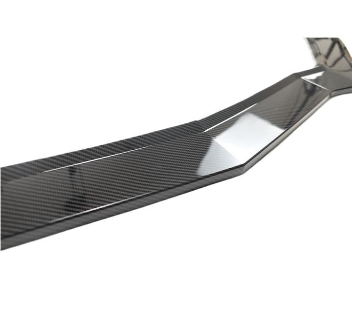 Diffuseur de lèvre de pare-chocs avant Corvette C8 2020-2023 noir brillant