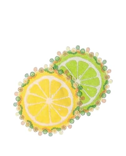 近沢レース店 シーズンタオルハンカチ 柑橘系 (イエロー)のサムネイル