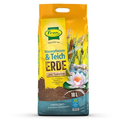frux Wasserpflanzen- & Teicherde mit Naturton - 18 Liter