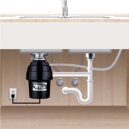 TITAN 10-US-TN-GAR-3B Torque Garbage Disposal System with Stainless Steel Impellers & Griding Components, Black (3/4 HP | Deluxe) by TITAN - Image 6