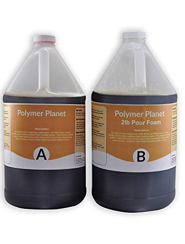 Liquid Urethane Closed Cell Rigid Pour Foam 2 Lb Density 4 Gallon Kit Total