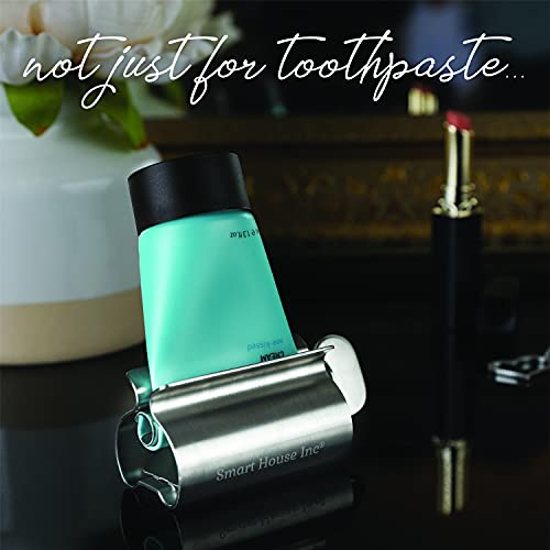 The Original Toothpaste Squeezer Tube Roller Stainless Steel Tube Squeezer Rollers, Saves Toothpaste, Creams, Puts An End To Waste - Simple And Practical (Silver) #TOP2