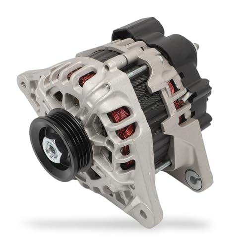 Alternator for 2007-2012 Hyundai Elantra 2.0L, 2010-2011 Kia Soul 2.0L, 2007-2009 Spectra L4 Spectra5 2.0L, Replace 2655635 600162 3730023650 AVA0102 40046020 40046031, 90Amp 12V CW