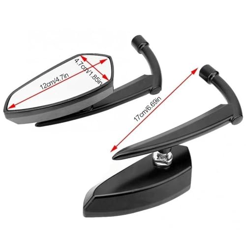 Espejo retrovisor universal de aluminio para evitar vibraciones en Tiger 900 2