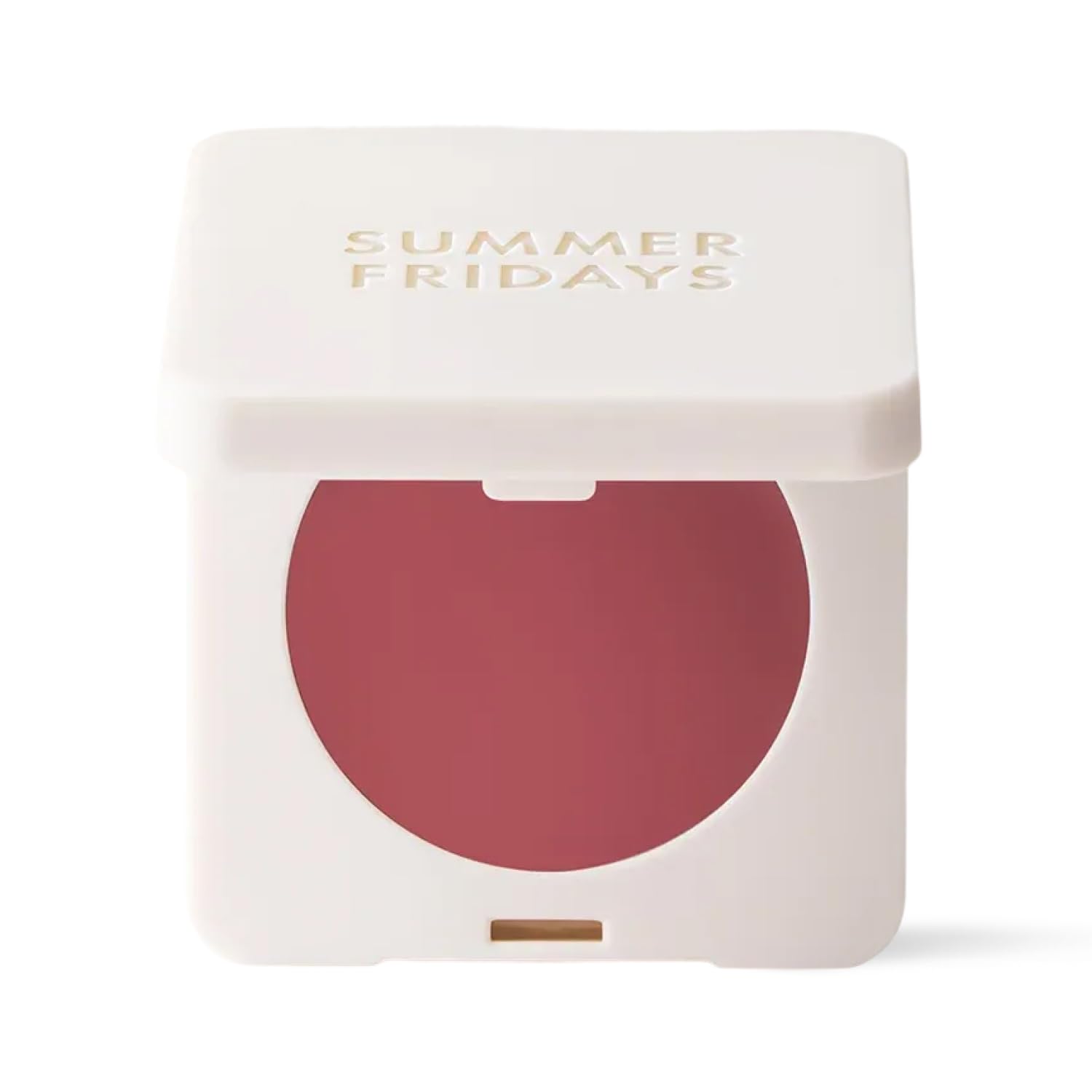 Summer Fridays Blush Butter Balm – Skincare-Infused Hydrating Cream Blush with Hyaluronic Acid, Ceramides, & Shea Butter for a Dewy Flush of Color – Cheek and Lip Tint – Dusty Rose (0.14 Oz)