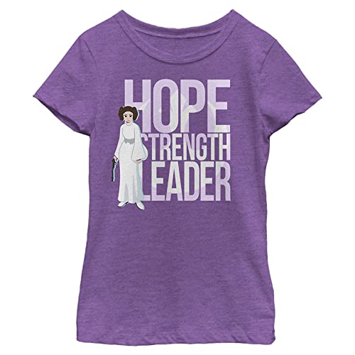 STAR WARS Big Bold Hope Girls Short Sleeve Tee Shirt - Main Image