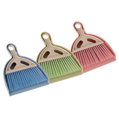 HAPINARY 6 Sets Desktop Cleaning Brush Desktop Cleaning Broom Cleaning Broom Dustpan Small Table Broom Mini Broom Cleaning Brush with Dustpan Mini Dustpan Broom and Dustpan Desktop Broom Pp
