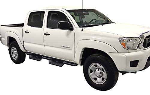 Aps Stainless Steel Pocket Steps Running Boards Compatible With Toyota Tacoma 2005-2023 Double Crew Cab #TOP5