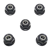 Hippotech 5er Packung 10 mm x 1,0 Linksgewinde Bürstenblatt-Schraubenmutter für Stihl FS44 FS55 FS80 KM FS75 FS83 FS85 FS90 FS100 FS120 FS130 200 FS250 4126 642 7600