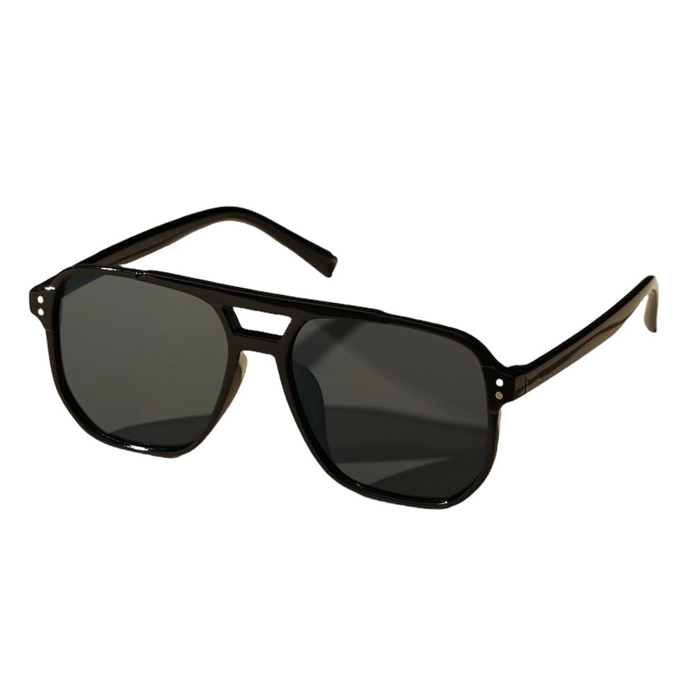 Lunettes de soleil unisexes monture plastique légères pour le voyage - 8