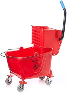 Simpli-Magic 79199 Mop Bucket with Wringer, Red