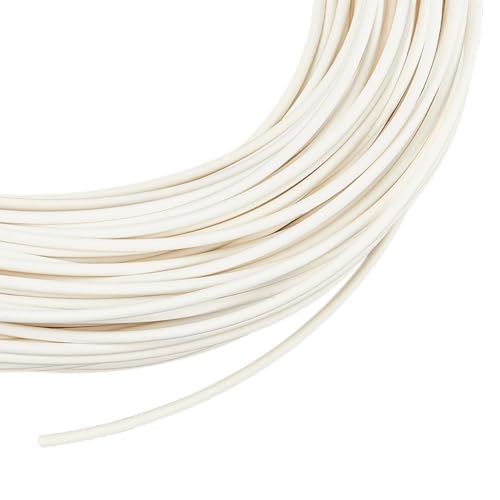 Cuerda de plástico de 50m OLYCRAFT cordón blanco de 3mm para ribetes y costura de tapicería