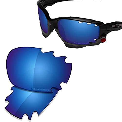 Image of SAUCER Premium Replacement Lenses & Rubber Kits for Oakley Jawbone Vented Racing Jacket (Low Bridge Fit) | UV400 Protection