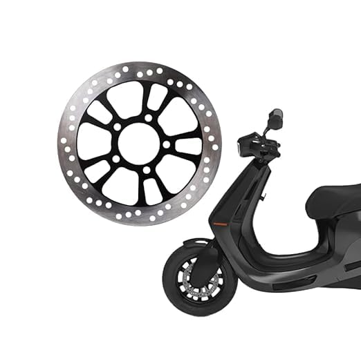 Image of SELVIKE Front Brake Disc Plate Compatible with Ola S1 & S1 Pro, Silver (FRONT DISC PLATE OLA)