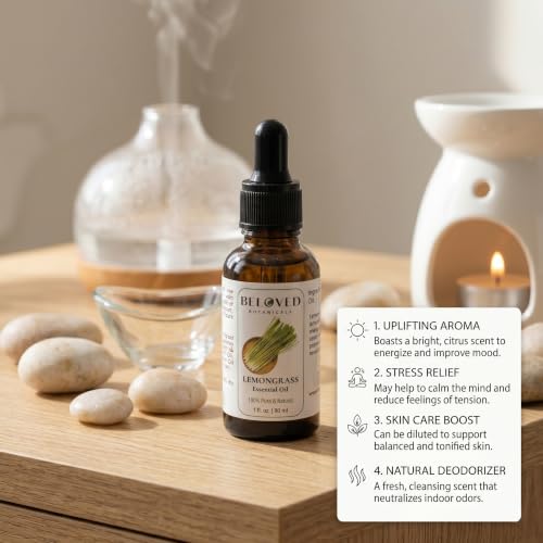 Aceite Esencial de Hierba Limón 30ml Pure Gem Avenue miniatura 6