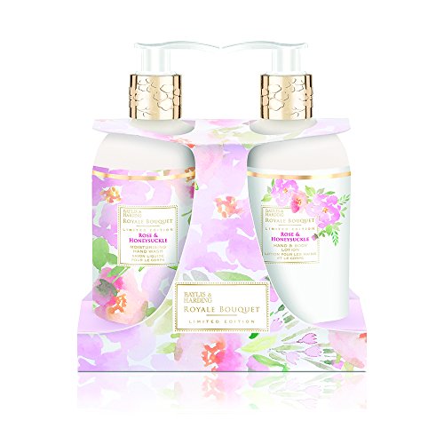 Baylis & Harding Royale Bouquet Lot de 2 flacons de lotion parfum rose et chèvrefeuille Cover