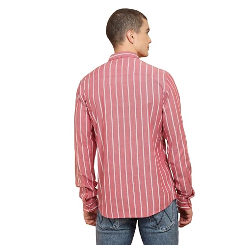 Image of Wrangler Male Red Regular Fit Shirt
